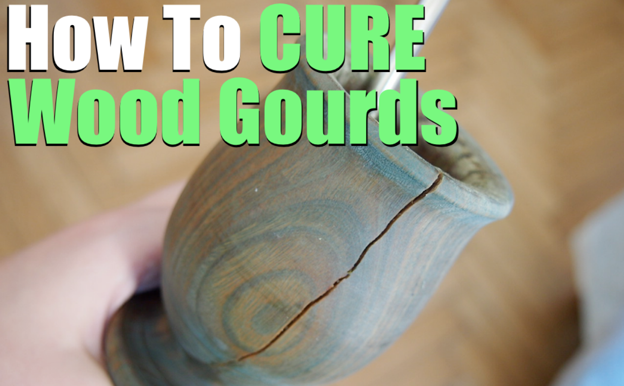 how to cure a wooden mate gourd