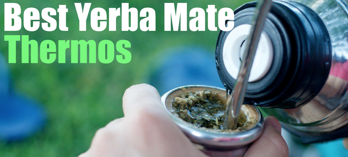 Thermos for Yerba Mate Thermos With Pop Top Spout Blue Thermos 
