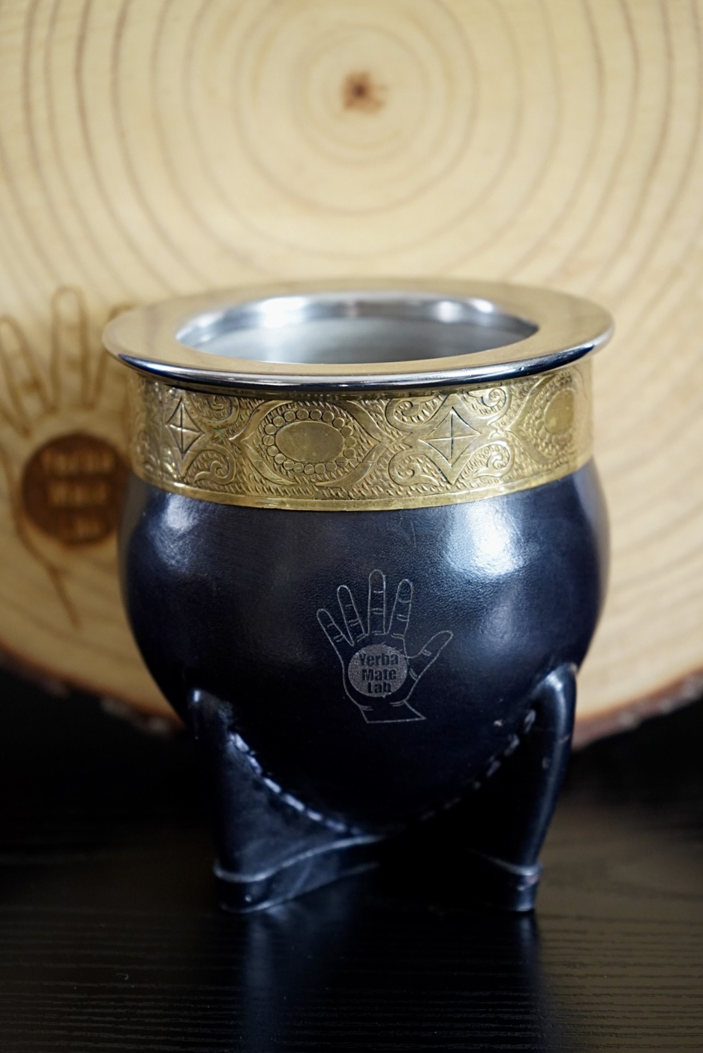 "REGIO" Imperial Steel Mate Gourd Yerba Mate Lab
